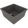 Кухонная мойка Lemark Sinara 400-U 9910065 Серый шелк искусственный камень (литьевой мрамор) встраиваемый