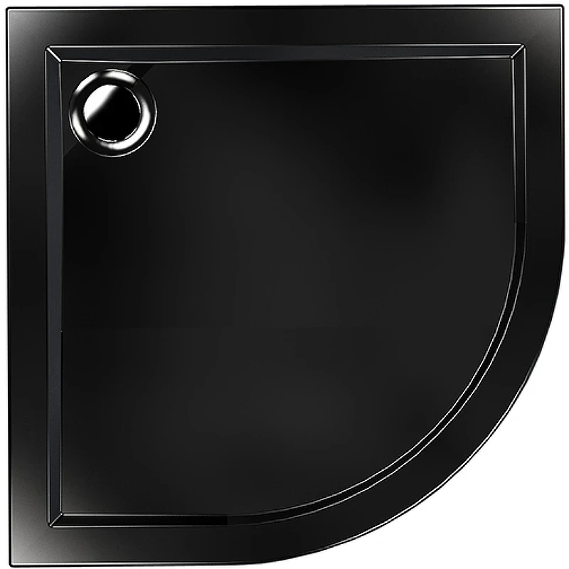 Акриловый поддон для душа Melodia della vita Allegro 80x80 MTYAG8080bk Черный