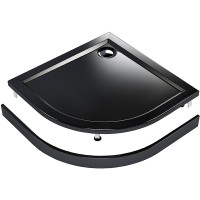 Акриловый поддон для душа Melodia della vita Allegro 80x80 MTYAG8080bk Черный