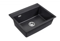Кухонная мойка Emar Quartz 64 EMQ-1640.Q цвет Оникс