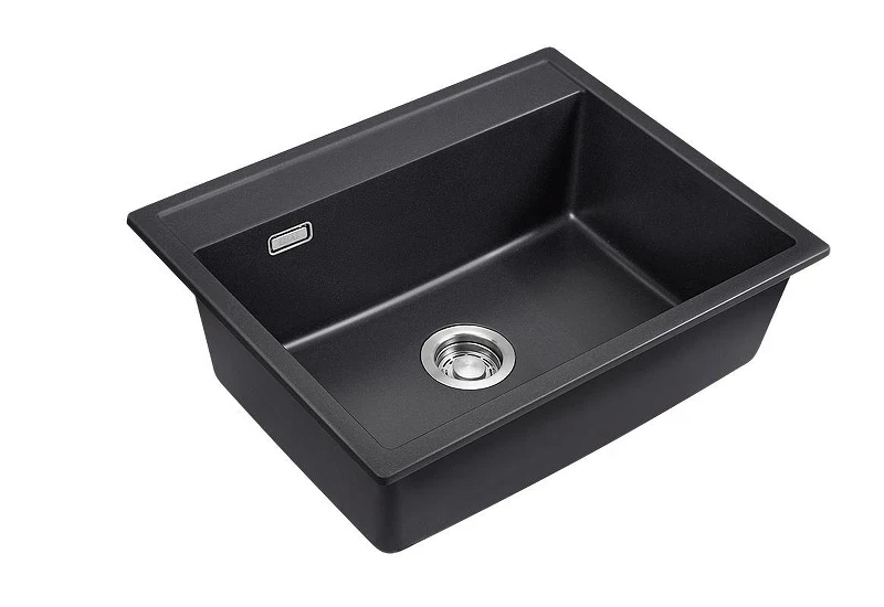 Кухонная мойка Emar Quartz 64 EMQ-1640.Q цвет Оникс