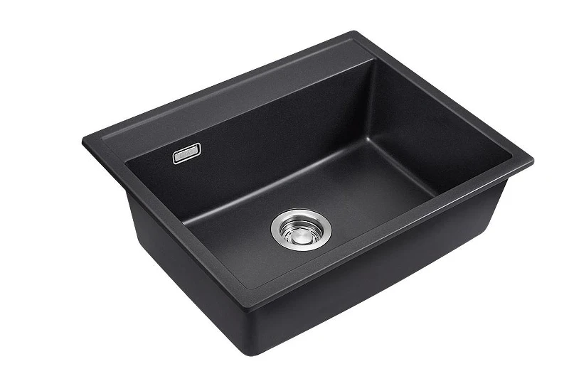 Кухонная мойка Emar Quartz 64 EMQ-1640.Q цвет Оникс