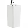 Раковина CeramaLux 40 P7004L Белая фаянс напольный