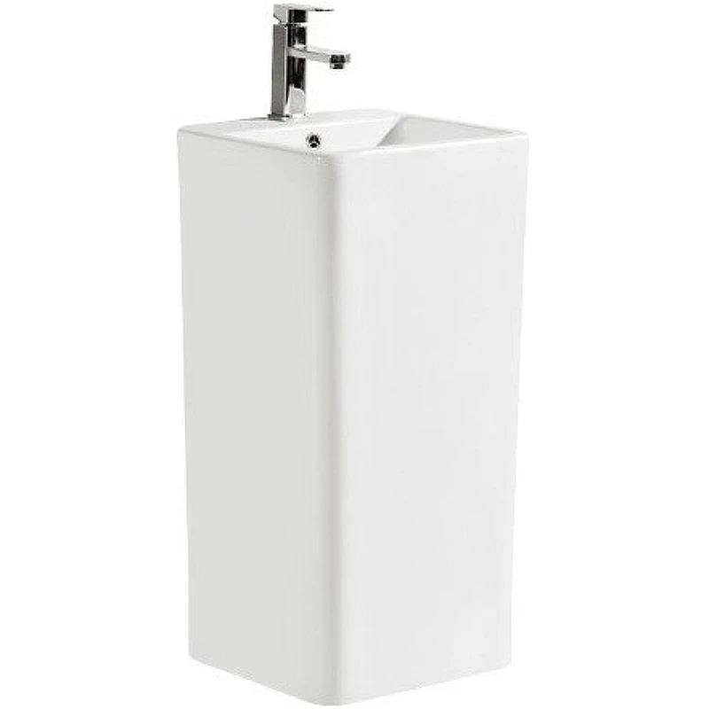 Раковина CeramaLux 40 P7004L Белая фаянс напольный