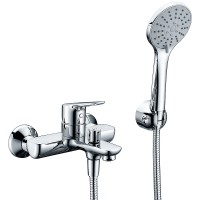 Смеситель для ванны WasserKRAFT Lippe 4501 Хром латунь на стену