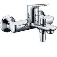Смеситель для ванны WasserKRAFT Lippe 4501 Хром латунь на стену
