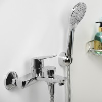 Смеситель для ванны WasserKRAFT Lippe 4501 Хром латунь на стену