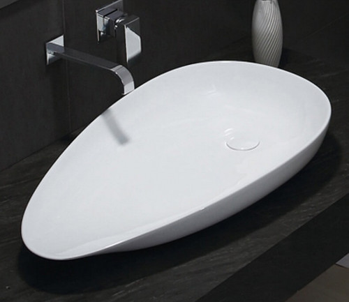 Раковина-чаша CeramaLux 76 7862 Белая фаянс накладная