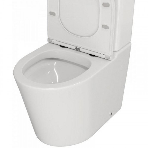 Унитаз компакт WellWant Aura WWUN2114W цвет Белый с сиденьем Микролифт