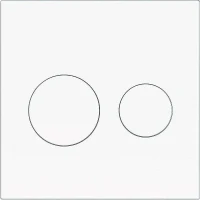 Кнопка смыва для инсталляции KK POL P01 SPP/174/0/K Белая глянцевая