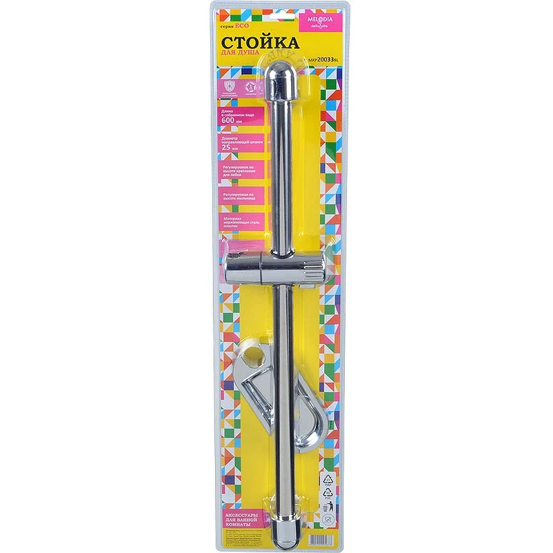 Душевая стойка Melodia della vita Standard Middle MKP20033BL Хром