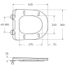 Унитаз BelBagno Colorato BB062CHR-GR/BB062SC-GR подвесной Серый матовый с сиденьем Микролифт фаянс подвесной