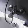 Смеситель для ванны AM.PM X-Joy F85A10522 Черный матовый латунь на стену