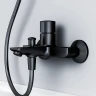 Смеситель для ванны AM.PM X-Joy F85A10522 Черный матовый латунь на стену