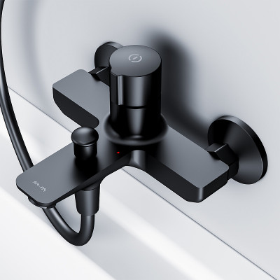 Смеситель для ванны AM.PM X-Joy F85A10522 Черный матовый латунь на стену