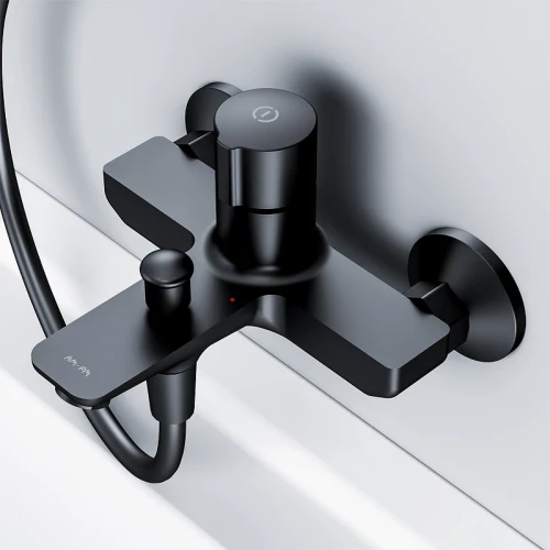 Смеситель для ванны AM.PM X-Joy F85A10522 Черный матовый латунь на стену