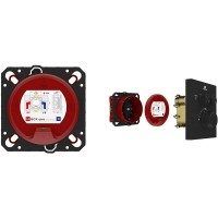 Смеситель для душа Vincea VSCV-321T-MMB с термостатом Черный матовый латунь встраиваемый