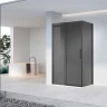 Душевой уголок Vincea Como-N 140x90 VSR-4CN9014CGB профиль Черный стекло тонированное