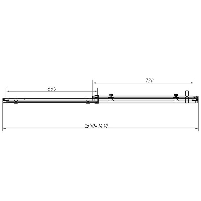 Душевой уголок Vincea Como-N 140x90 VSR-4CN9014CGB профиль Черный стекло тонированное