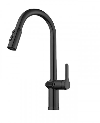 Смеситель для кухни Knotlor Inspiration KN-100/BL цвет Черный матовый