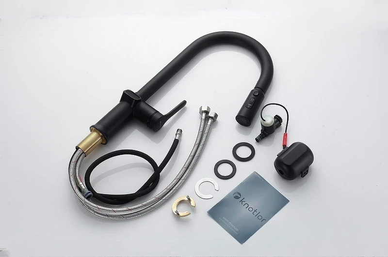 Смеситель для кухни Knotlor Inspiration KN-100/BL цвет Черный матовый