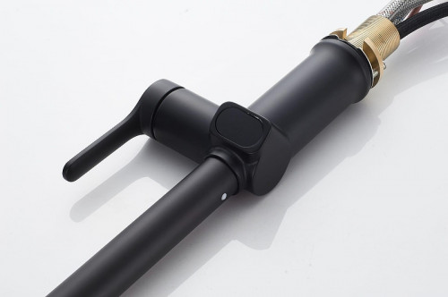 Смеситель для кухни Knotlor Inspiration KN-100/BL цвет Черный матовый