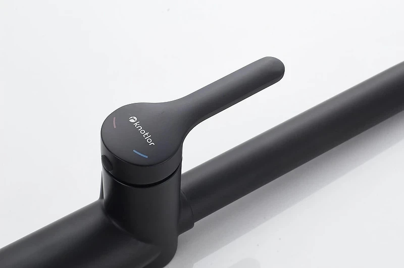 Смеситель для кухни Knotlor Inspiration KN-100/BL цвет Черный матовый