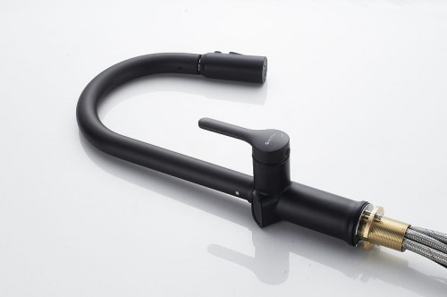 Смеситель для кухни Knotlor Inspiration KN-100/BL цвет Черный матовый