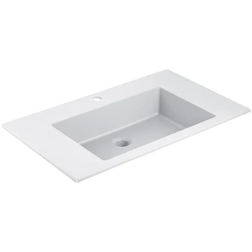 Тумба с раковиной Vincea Chiara 80 VMC-2C800NO+80 VCB-13800W подвесная N.Oak