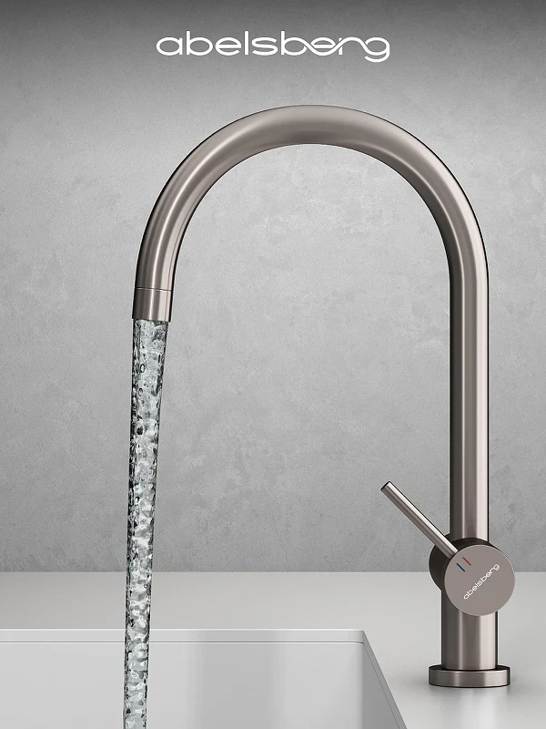 Смеситель для кухни Abelsberg Aera AWF70029BN цвет Титан