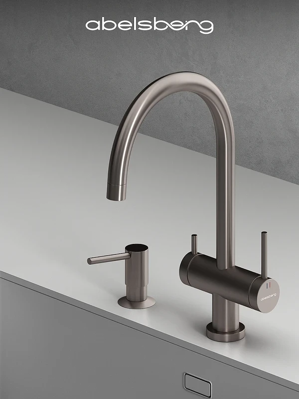 Смеситель для кухни Abelsberg Aera AWF70029BN цвет Титан