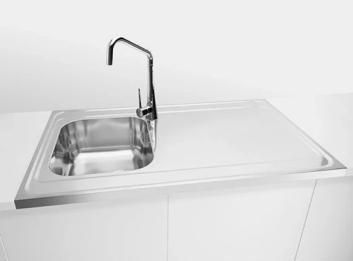 Кухонная мойка Alveus Classic Pro 70 SAT-90 1000x600 1130471 Сатинированная сталь нержавеющая сталь накладная