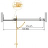 Душевая дверь Cezares Slider 80 SLIDER-B-1-70/80-GRIGIO-Cr профиль Хром стекло серое