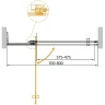 Душевая дверь Cezares Slider 80 SLIDER-B-1-70/80-GRIGIO-Cr профиль Хром стекло серое