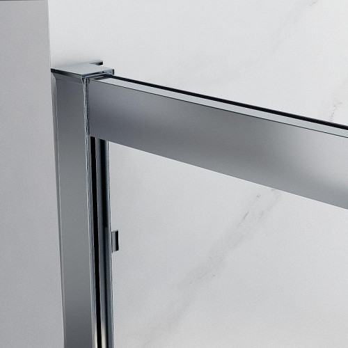 Душевая дверь Black&amp;White Stellar Wind SX715 110 7151000 профиль Хром стекло прозрачное