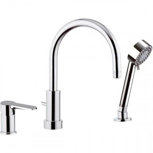 Смеситель на борт ванны Remer Winner W07 Хром