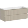 Тумба под раковину Sancos Snob R 120 SNR120CE подвесная Beige Soft МДФ / ЛДСП