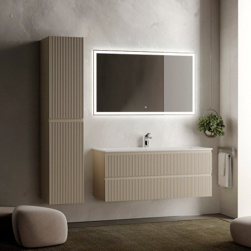 Тумба под раковину Sancos Snob R 120 SNR120CE подвесная Beige Soft МДФ / ЛДСП