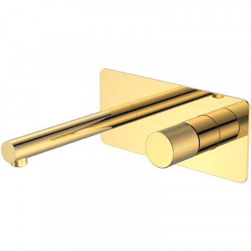 Смеситель для раковины Boheme Stick 125-GG.4 Золото латунь встраиваемый