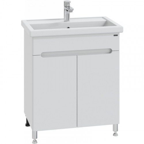 Тумба под раковину СанТа Лондон 70 224016 Белая МДФ / ЛДСП
