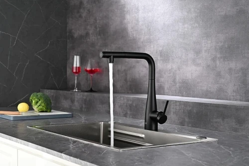 Смеситель для кухни AQUAme Cucina AQM9902MB цвет Черный матовый