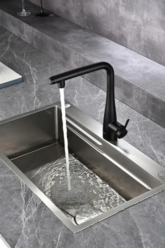 Смеситель для кухни AQUAme Cucina AQM9902MB цвет Черный матовый