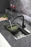 Смеситель для кухни AQUAme Cucina AQM9902MB цвет Черный матовый