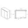 Душевой уголок Abber Komfort 150x100 AG93150B-S102B профиль Черный стекло прозрачное