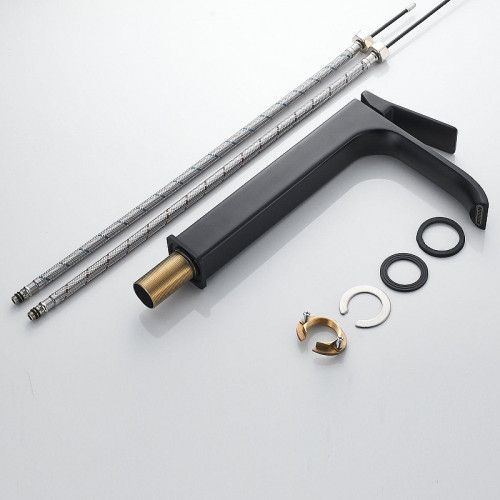 Смеситель для раковины Shevanik S4011H цвет Черный