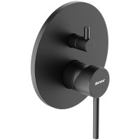 Душевая система Damixa Scandinavian Pure 936520300 Черная матовая латунь встраиваемый