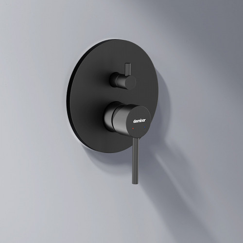 Душевая система Damixa Scandinavian Pure 936520300 Черная матовая латунь встраиваемый