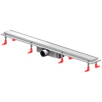 Душевой лоток AM.PM PrimeFlow 90 W02SC-U11-090-04SB с решеткой Хром матовый / под плитку Tile