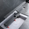 Душевой лоток AM.PM PrimeFlow 90 W02SC-U11-090-04SB с решеткой Хром матовый / под плитку Tile