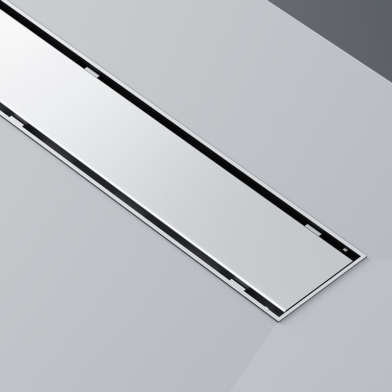 Душевой лоток AM.PM PrimeFlow 90 W02SC-U11-090-04SB с решеткой Хром матовый / под плитку Tile